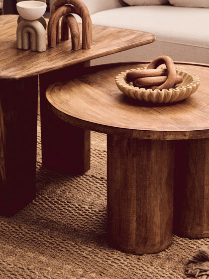 Cato Natural Wood Arch Sculpture