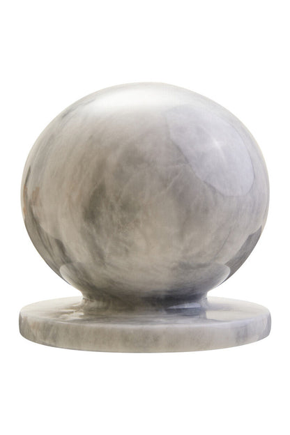 Zoro White Marble Ball Sculpture
