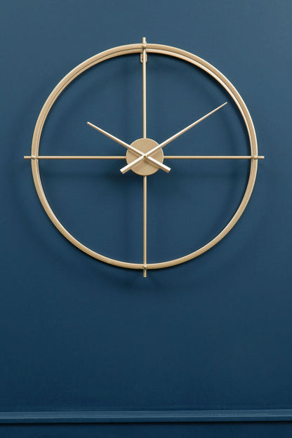 Kent Large Gold Finish Wall Clock