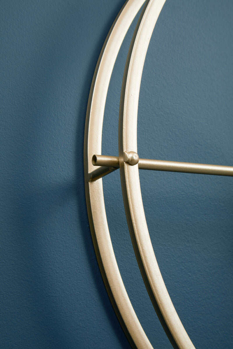 Kent Large Gold Finish Wall Clock