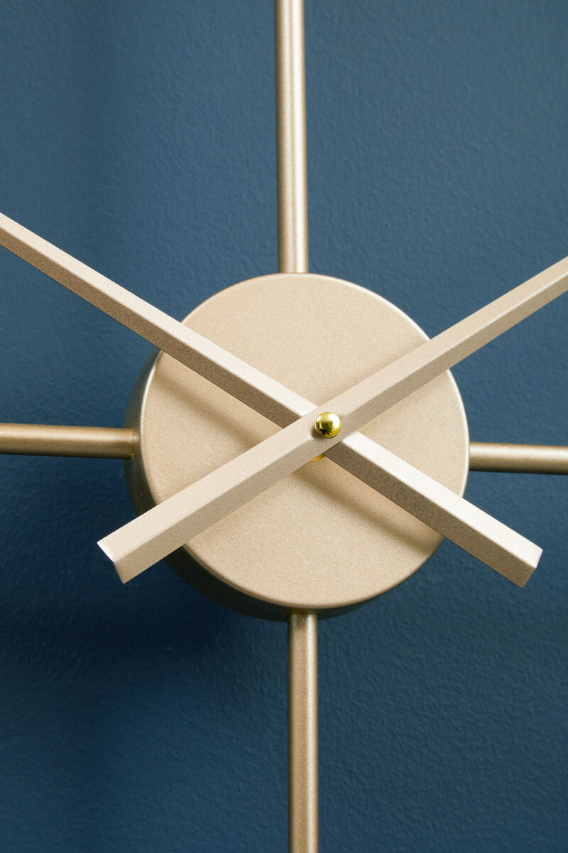 Kent Large Gold Finish Wall Clock