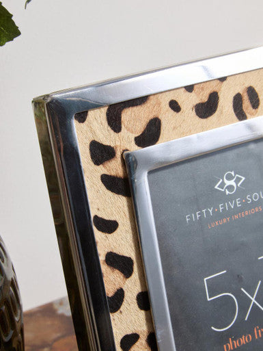 Kensington Townhouse 5 x 7 Leopard Design Photo Frame