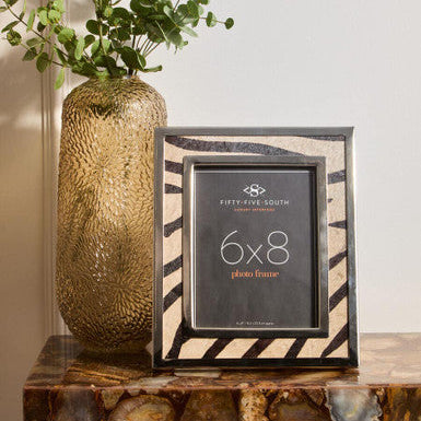 Kensington Townhouse 6in x 8in Zebra Design Photo Frame