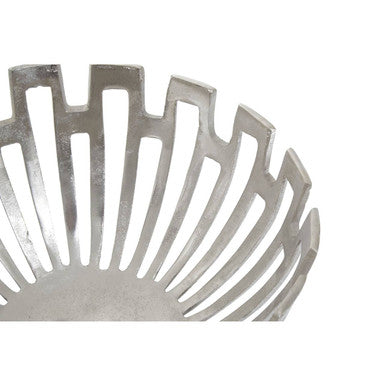 Delphi Small Silver Finish Bowl