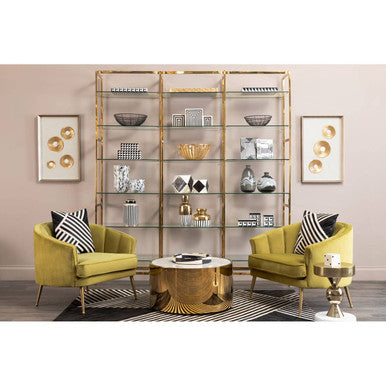 Ezra Black And White Round Tray