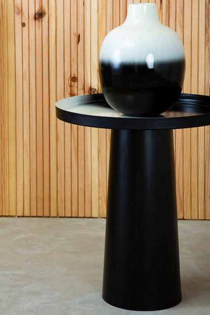 Ramus Black And White Ombre Side Table
