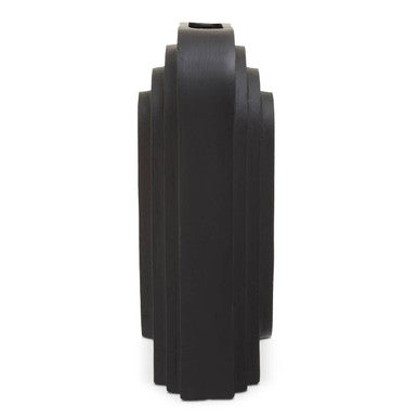 Hapax Tall Matt Black Finish Vase