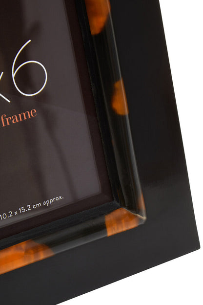Roma 4 x 6 Inch Tortoise Shell Photo Frame