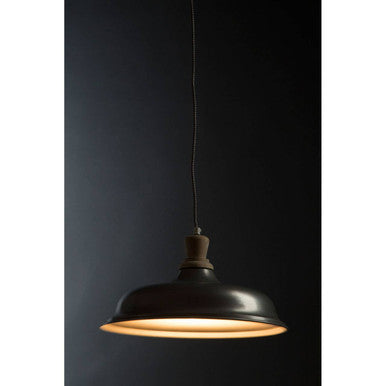 Small Pendant Light with Zinc Finish | Oslo