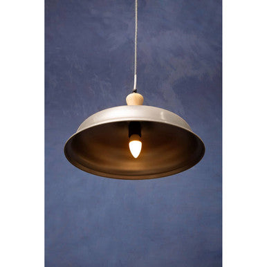 Oslo Small Pendant Light with Zinc Finish
