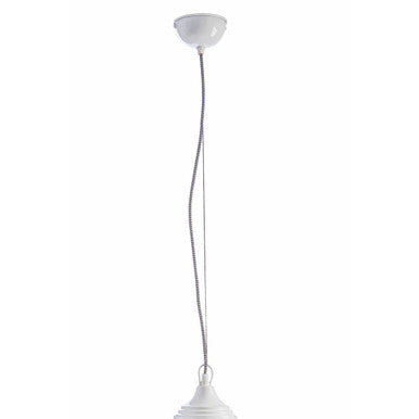 Oslo Large White Bell Shaped Pendant Light