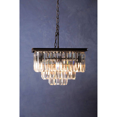 Kensington Townhouse Multi Crystal Pendant Light