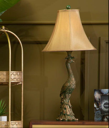 Peacock Table Lamp