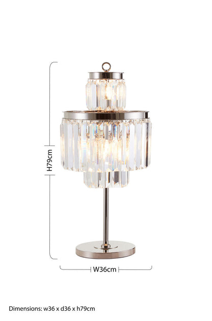 Kensington Townhouse 8 Bulbs Table Lamp