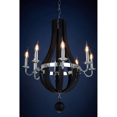 Kensington Townhouse Curved Chandelier