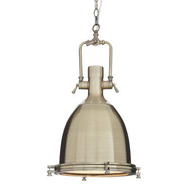 Lexington Large Antique Brass Pendant Light