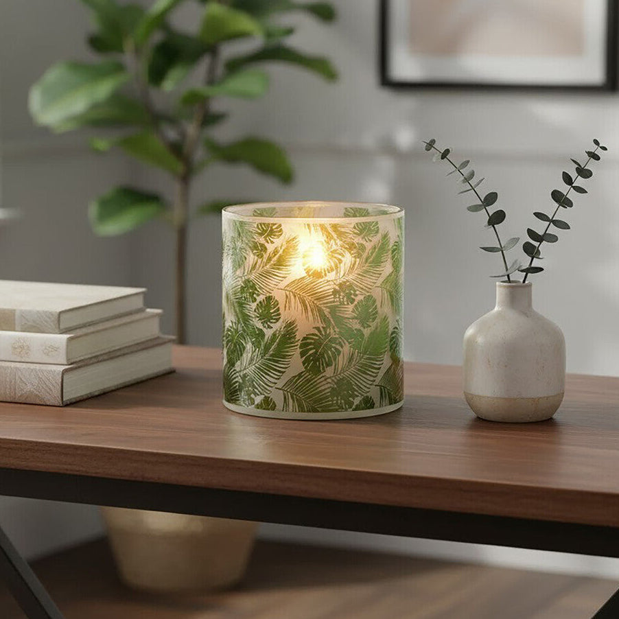 Medium Hurricane Candle Holder | Botanical