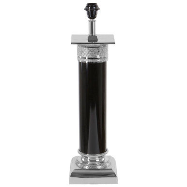 Camron Black and Silver Table Lamp