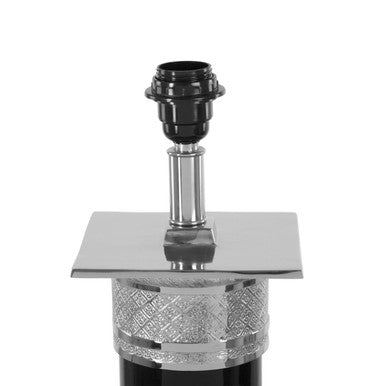 Camron Black and Silver Table Lamp