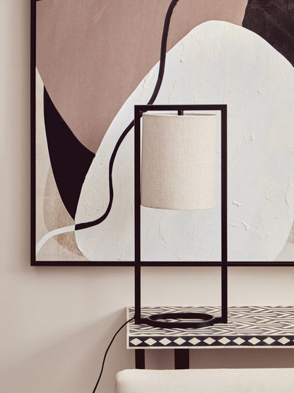 Atkins Black Table Lamp