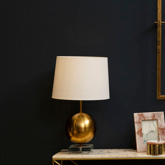 Gold Sphere Table Lamp | Zena