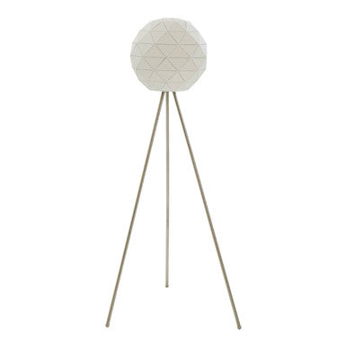 White Finish Floor Lamp | Mateo