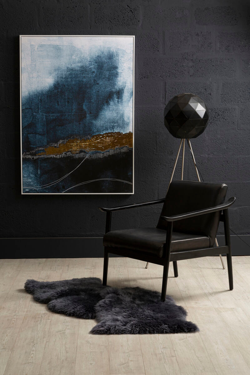 Black Finish Floor Lamp | Mateo