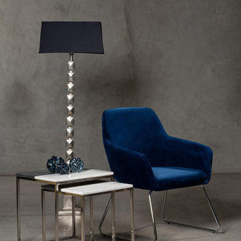 Macey Large Faceted Floor Lamp