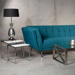 Boho Nickel Finish Pineapple Table Lamp