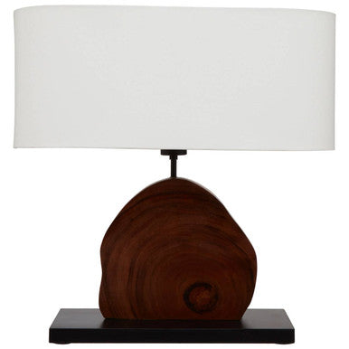 Hestina Wooden Live Edge Design Table Lamp