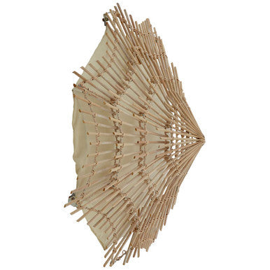 Hestina Medium Woven Rattan Wall Light