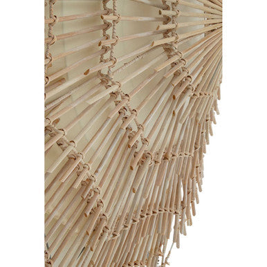 Hestina Medium Woven Rattan Wall Light