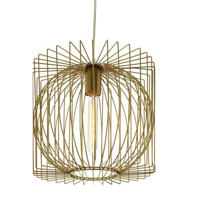 Gold Finish Pendant Light | Aselo