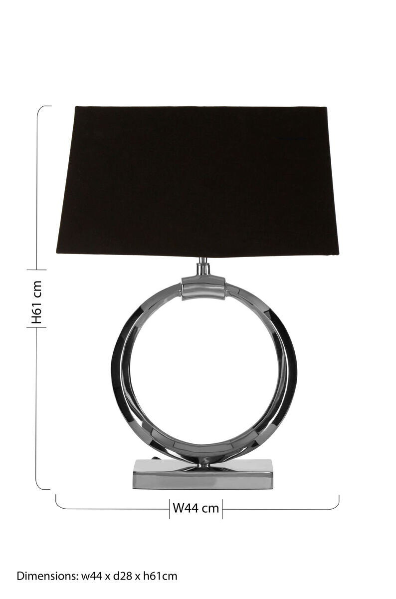Skye Table Lamp with Single Ring Base