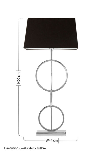 Skye Table Lamp with Dual Ring Base