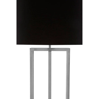 Skye Nickel Finish Rectangular Floor Lamp