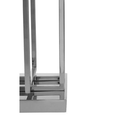 Skye Nickel Finish Rectangular Floor Lamp