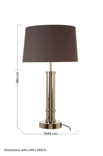 Skye Table Lamp with Wide Tubular Base