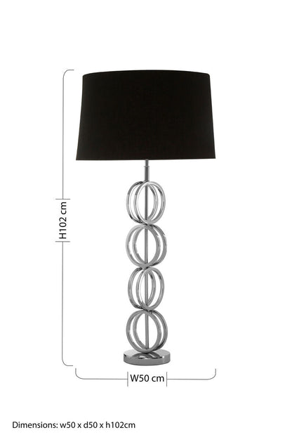 Table Lamp with Multi Ring Base | Skye