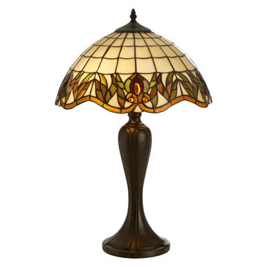 Wisteria Tiffany Umbrella Shade Table Lamp