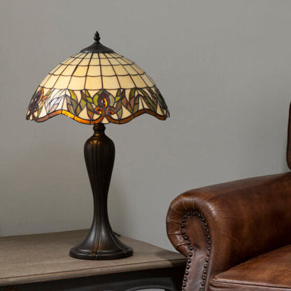 Wisteria Tiffany Umbrella Shade Table Lamp