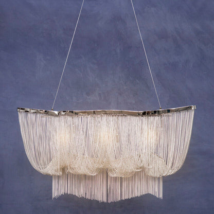 Lerici 6 Light Chrome Pendant Light