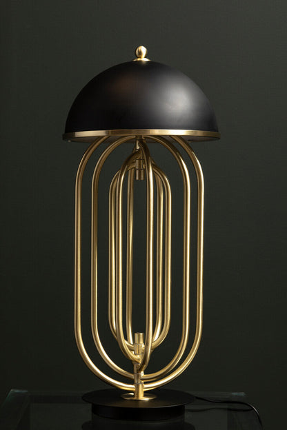 Metropolis Table Lamp With Black Shade