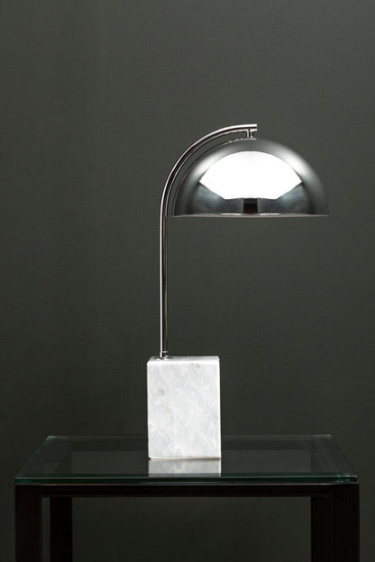 Murdoch Table Lamp With Chrome Shade
