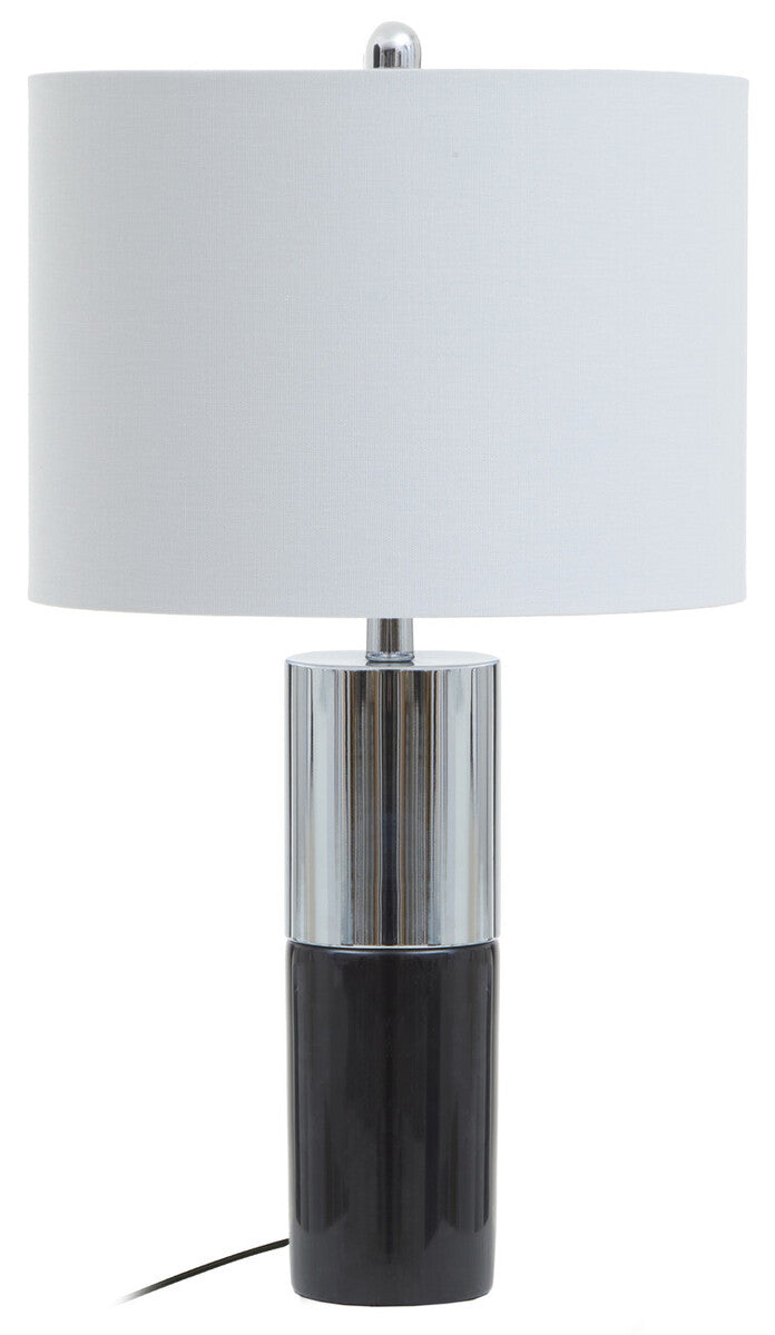 Edgar Black Marble and Chrome Table Lamp