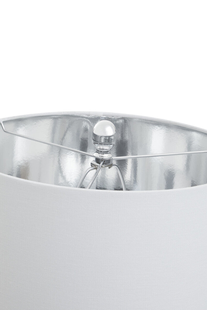 Edgar Black Marble and Chrome Table Lamp