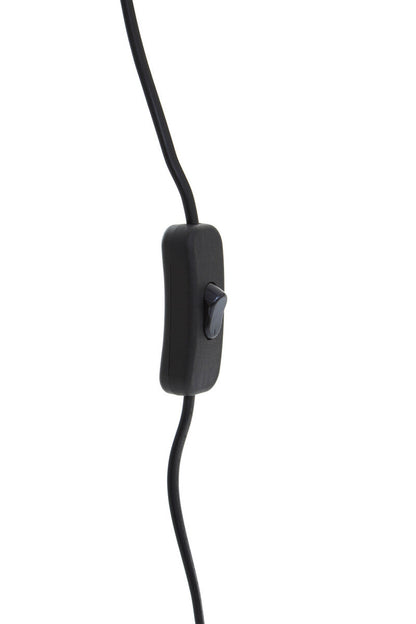 Edgar Black Marble and Chrome Table Lamp