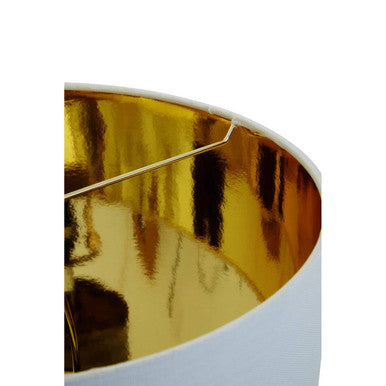 Ebony Black Marble Table Lamp Chrome Base