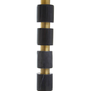 Elin Black Marble and Brushed Gold Table Lamp