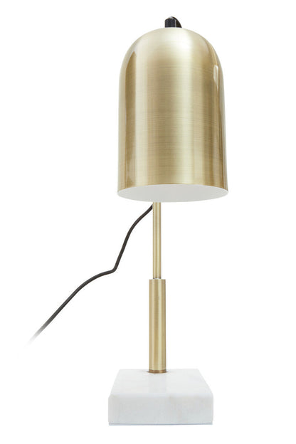 Equipoise Gold and Marble Adjustable Desk Lamp